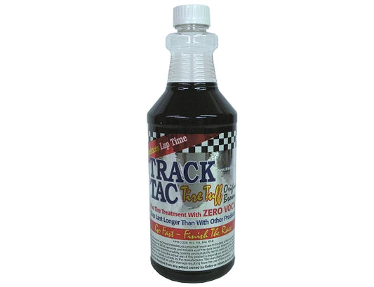 Track-Tac Tire Tuff Tire Treatment quart bottle for kart racing tires