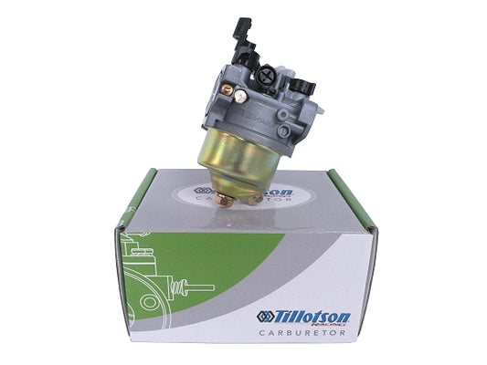Tillotson PK-1B Clone Carburetor packaged in official-style box for go-kart racing