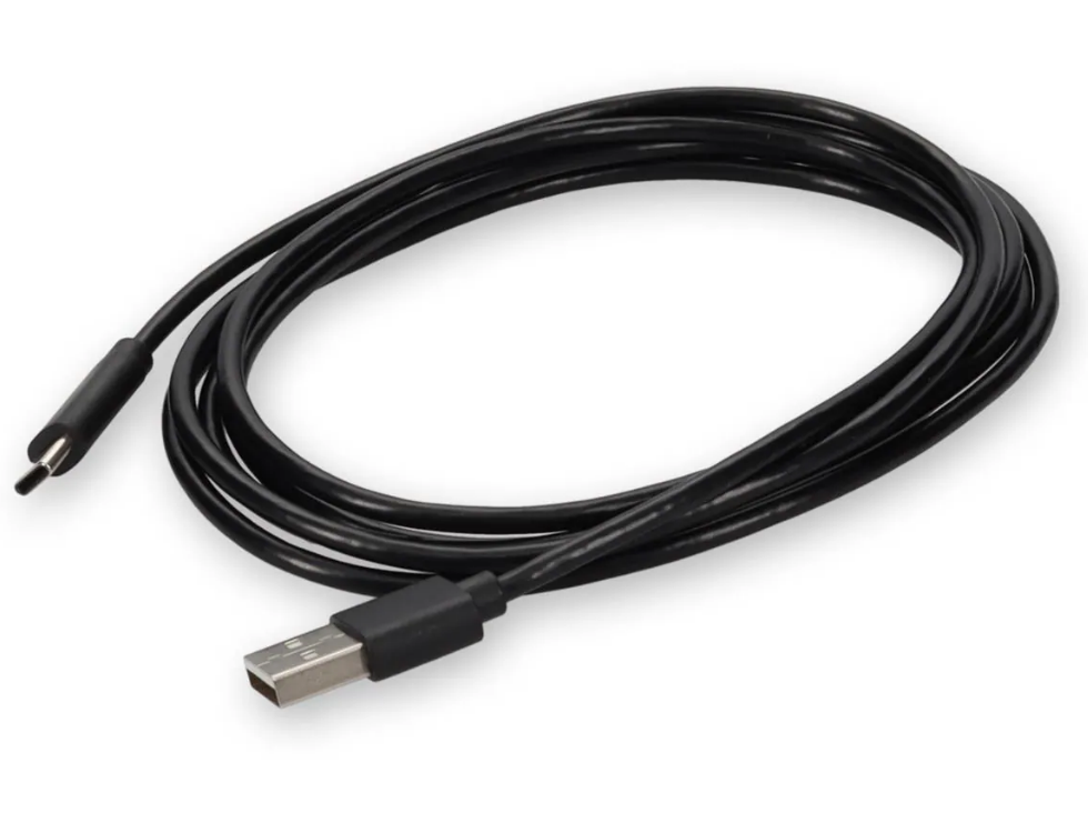 Black cable for charging a mychron 6