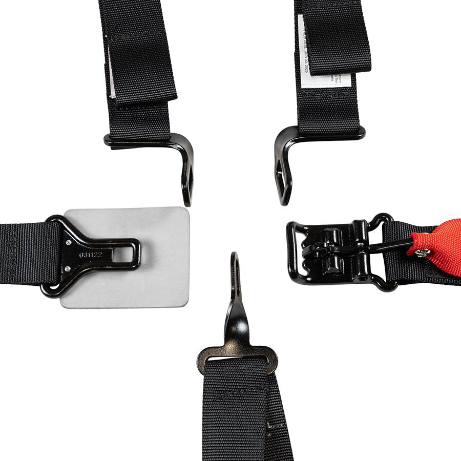 6 Point Race Seat Harness with 2 Inch Belts