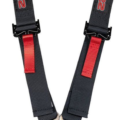 Zamp Youth 5 Point Camlock Seat Harness 2 Inch Black