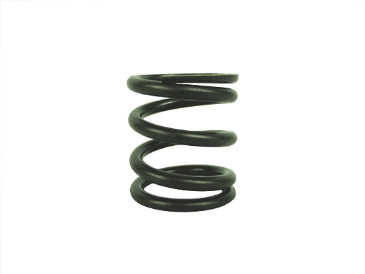 Coiled valve spring for engine valvetrain