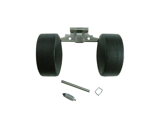 Carburetor float assembly for fuel level regulation