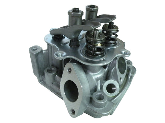 Detailed view of Briggs LO206 cylinder head assembly