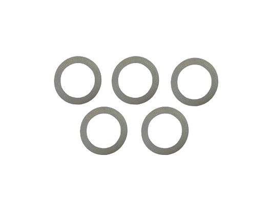 Thin shims for crankshaft end play adjustment in kart engine