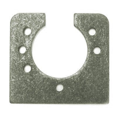 Close-up of AZUSA 1.0 inch axle hanger mounted on kart chassis