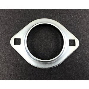 Two-hole bearing flange for 1.0-inch vintage kart axles