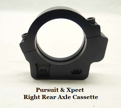 Right-side axle cassette component for Pursuit Xpect karts