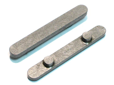 PKTAK8 axle key showing 8mm width and 6mm pegs for kart axles