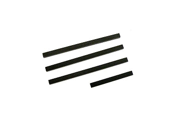 Four steel keys in PMI set for 34.0-inch zinc axle