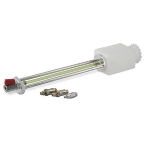 European style brake bleeder tower with multiple adaptors