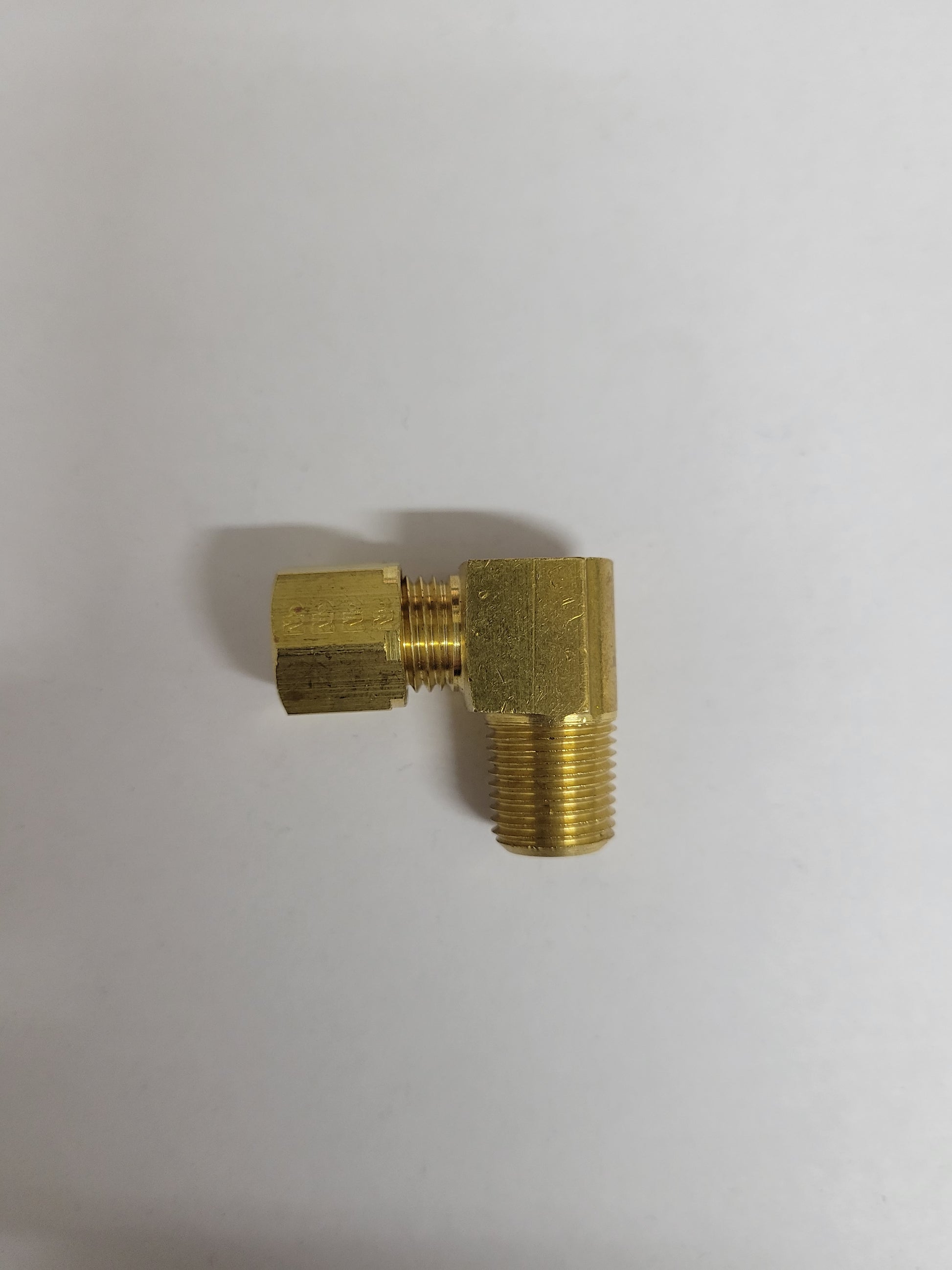90-degree brass fitting for kart nylon brake tube