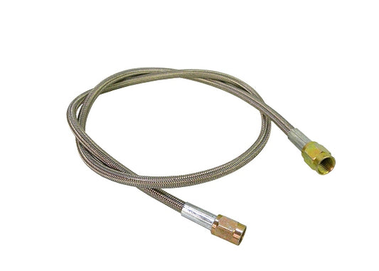 30-inch steel braided 3/16 brake line for general kart use