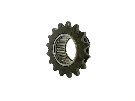 Close-up of Bully 1" Turbo 15-tooth clutch driver for kart racing