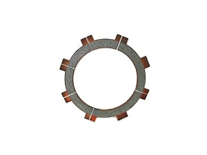 Slotted 8-tab friction disc for Bully kart clutch