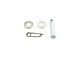 Nerf bar pin kit with clip and washers for kart mounting