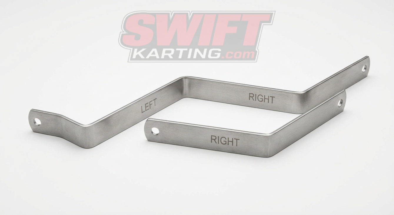KG 509 Top Panel Support Set - Left & Right Straps - CIK Sprint by KG - karting parts