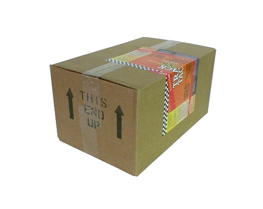 Case of 12 quarts Track-Tac PRW Orange tire prep with DRT label