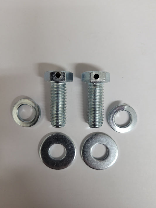 PRC caster block bolt kit with 5/16-18 hardware components