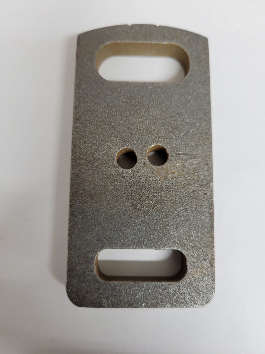 PRC style caster block weldment for kart chassis assembly