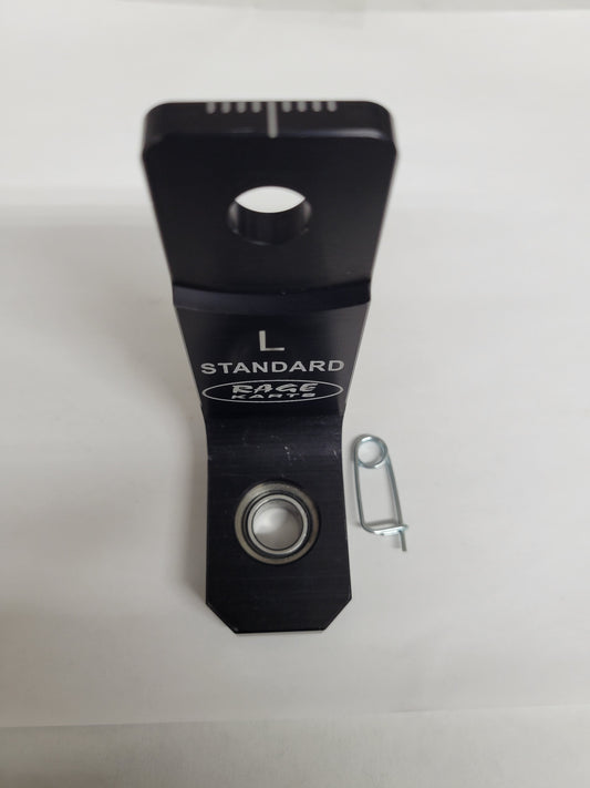 Rage Karts left hand L-block with spherical bearing installed
