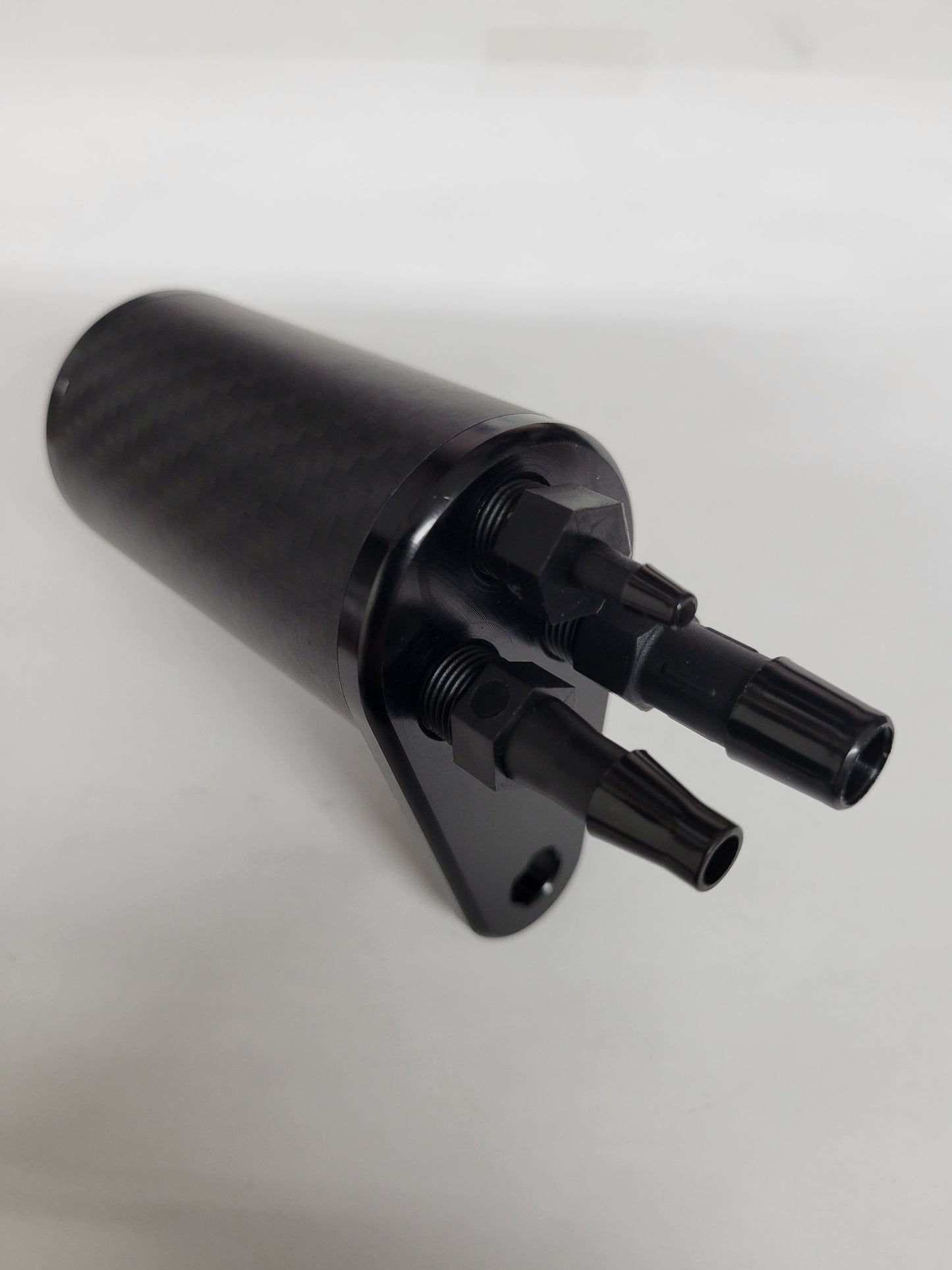 Carbon fiber LO-206 style catch tank with three inlet outlets