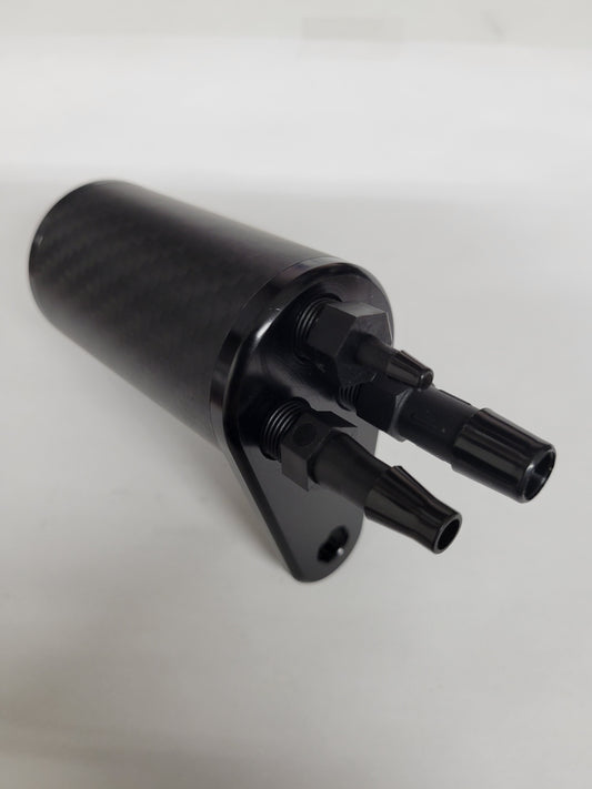 Carbon fiber LO-206 style catch tank with three inlet outlets