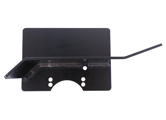 Black anodized heavy-duty chain guard with solid shield