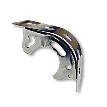 Chrome-plated chain deflector for kart clutch