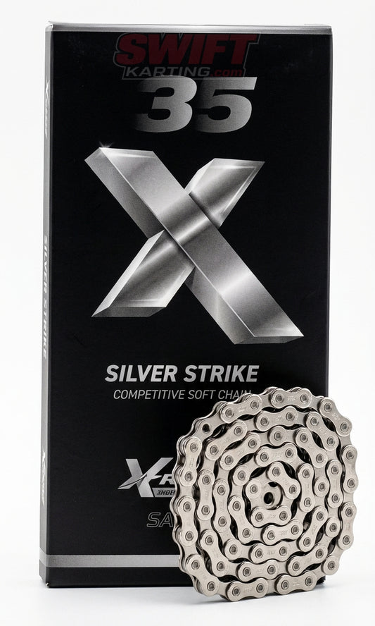 RLV SilverStrike #35 High-Performance Chain 106 Links by RLV - karting parts