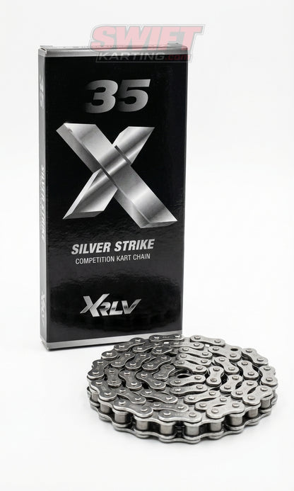 RLV SilverStrike #35 High-Performance Chain 106 Links by RLV - karting parts