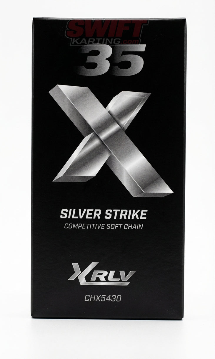 RLV SilverStrike #35 Chain 120-Link Box for Extended Kart Setups by RLV - karting parts