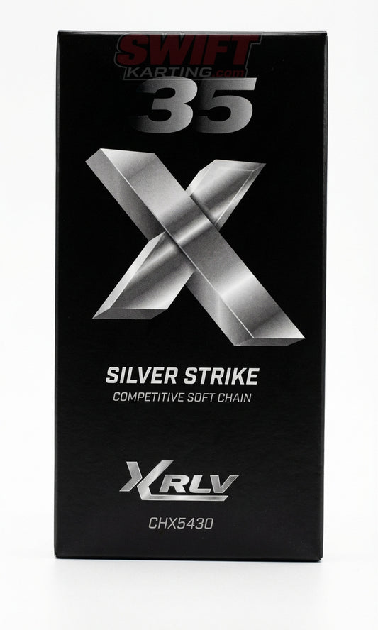 RLV SilverStrike #35 Chain 120-Link Box for Extended Kart Setups by RLV - karting parts