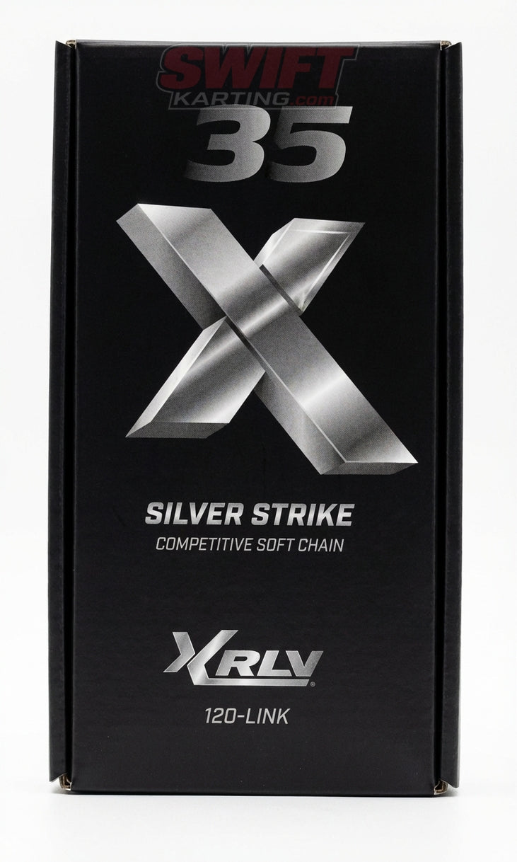 RLV SilverStrike #35 Chain 120-Link Box for Extended Kart Setups by RLV - karting parts