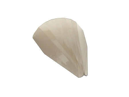 Smoked multi-angled fairing panel for kart driver area