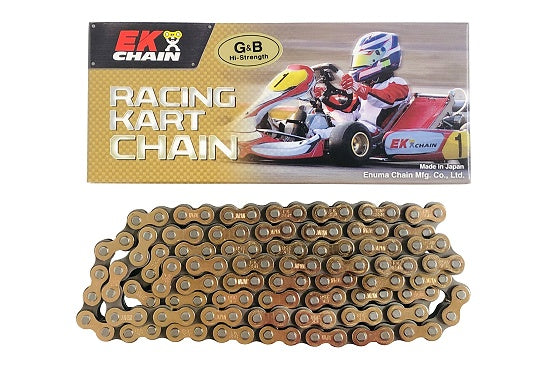 Gold high tensile EK spaced #35 chain 45 inches 120 links