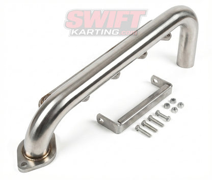 EXF5091 Sled Pipe Header for Predator and Clone Engines by EXF Racing - karting parts
