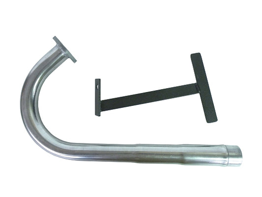 Red ceramic coated Animal exhaust pipe for karts