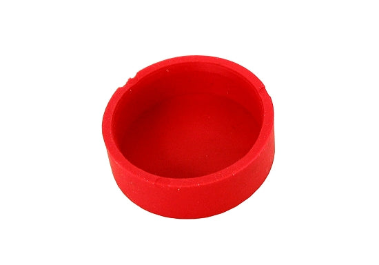 Red G-Man silencer cover for kart exhaust