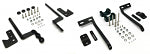 Black universal mounting kit for infrared tire temp sensors