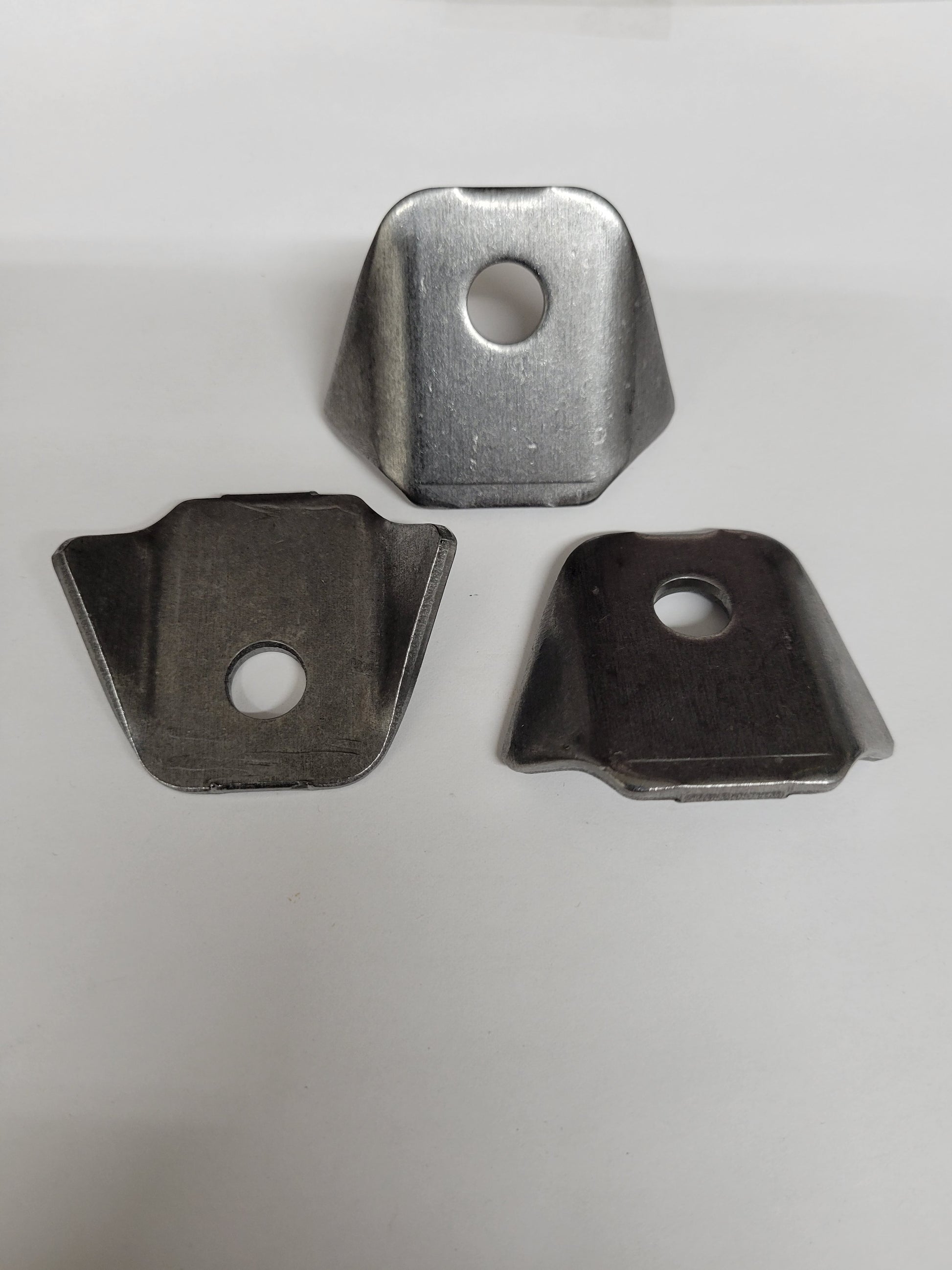 Weight mounting tab with 3/8-inch hole for kart chassis