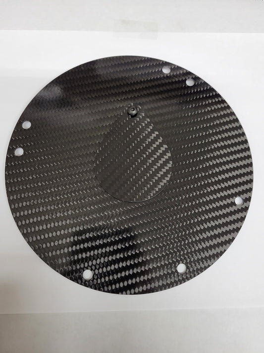 Carbon fiber flywheel screen with removable center