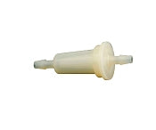 Small gasoline-only in-line nylon fuel filter