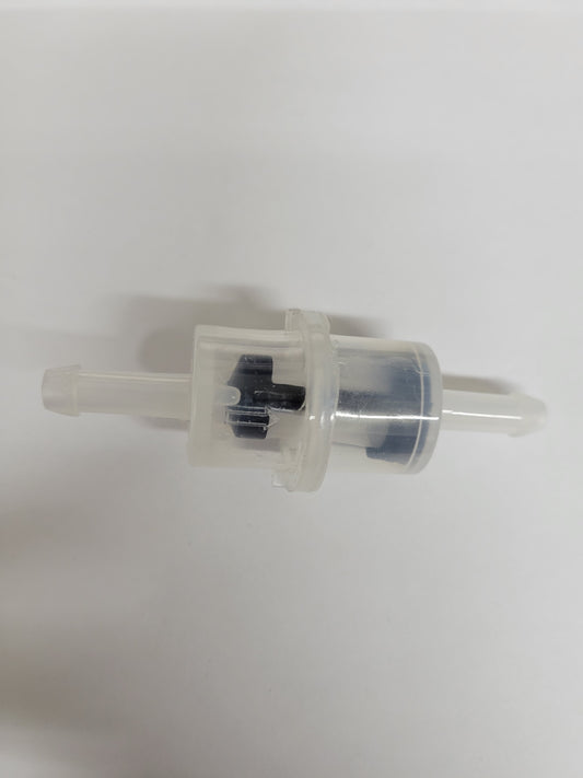 Walbro-style fuel filter for kart fuel systems
