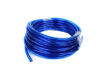 Coiled ten-foot blue fuel line for kart engines