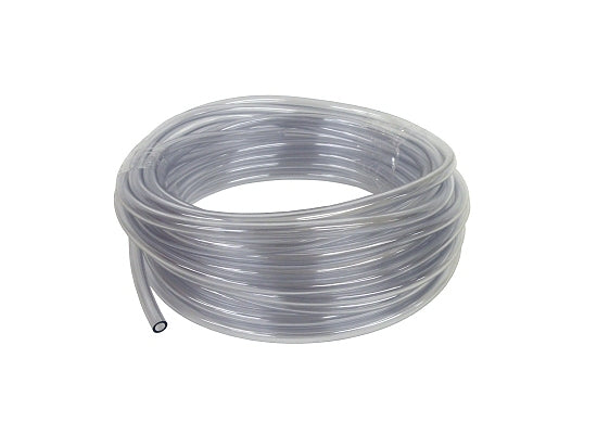 Transparent ten-foot clear fuel line coiled for karts