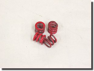 Red modified spring for Horstman kart clutch system