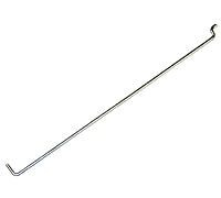 Close-up of clone throttle linkage rod for 196cc engine top plate