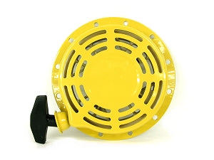 Yellow flat-side clone recoil starter BSP style for kart use