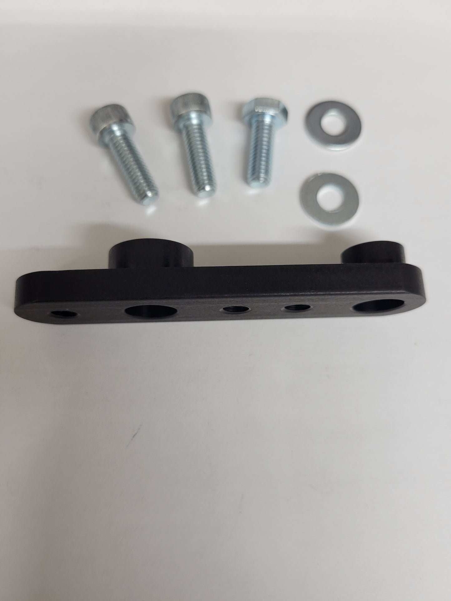 Long clone header brace support for kart exhaust systems